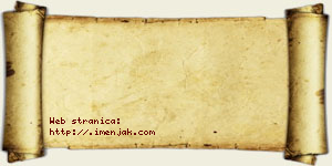 Jagoda Mijailović vizit kartica